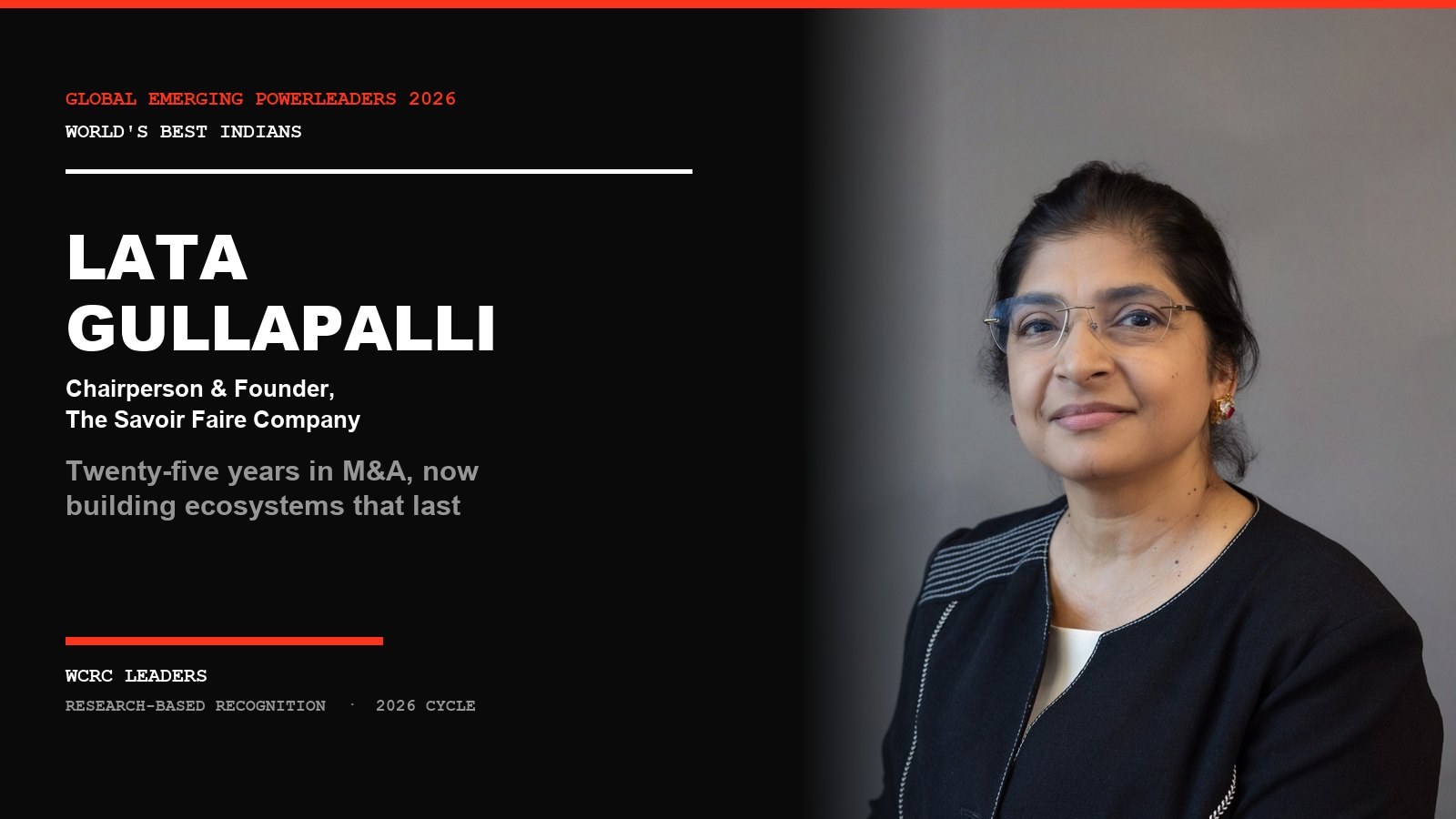Lata Gullapalli, Chairperson & Founder of The Savoir Faire Company: The Investment Banker Who Judges Philanthropy on Cash Flow